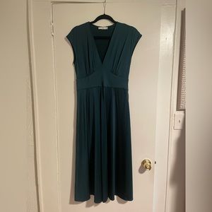 Dark green Mango dress. Size 6. Worn once and dry cleaned.